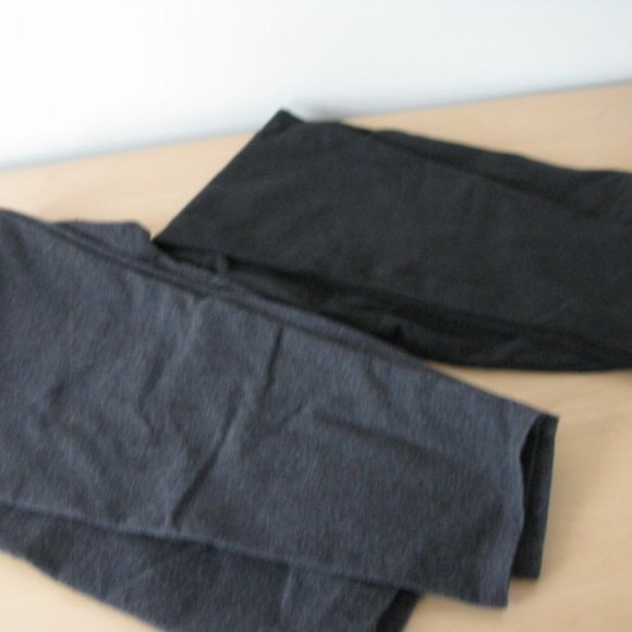 Loft Black size L and Gray Leggings Size XL - Picture 1 of 3